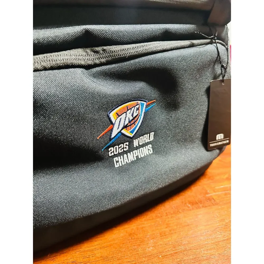 TRAVIS MATHEW Black OKC Thunder 2025 Collab 24 Can Cooler Shoulder Strap NWT